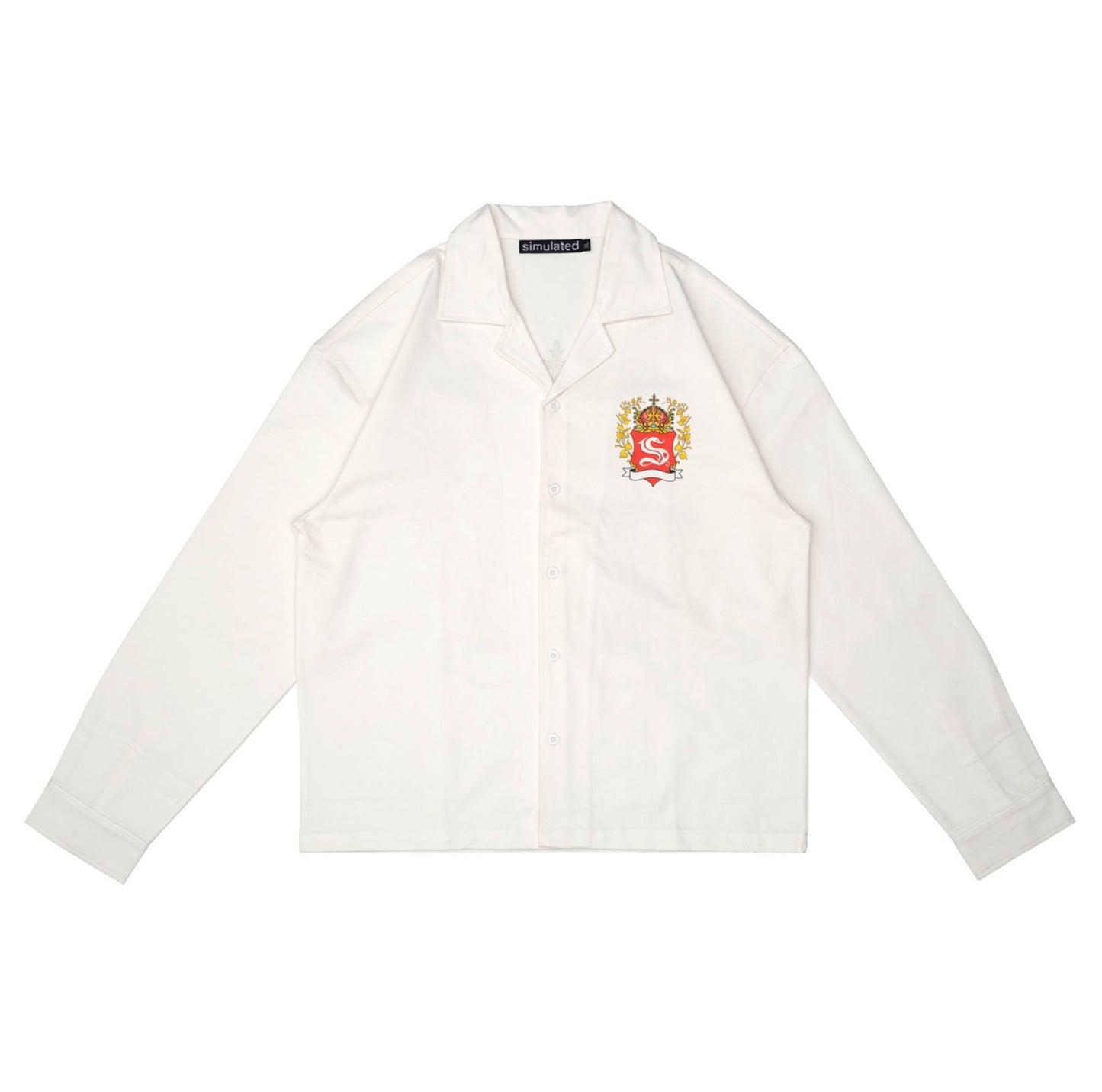 Crest Button Up Shirt