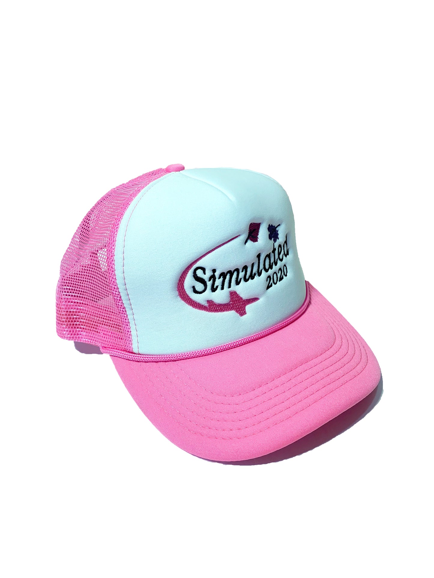 Simulated 2020 Trucker Hat Pink