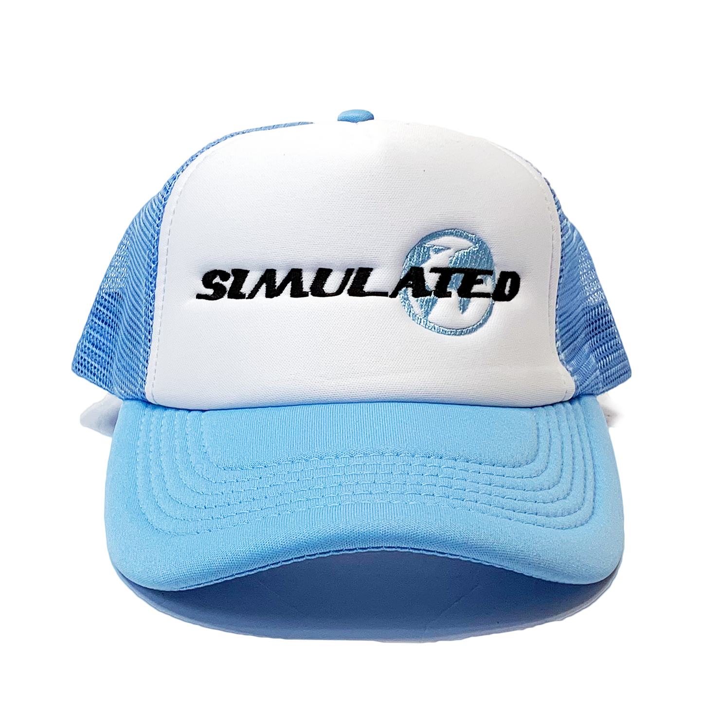 Simulated Trucker Hat Sky Blue