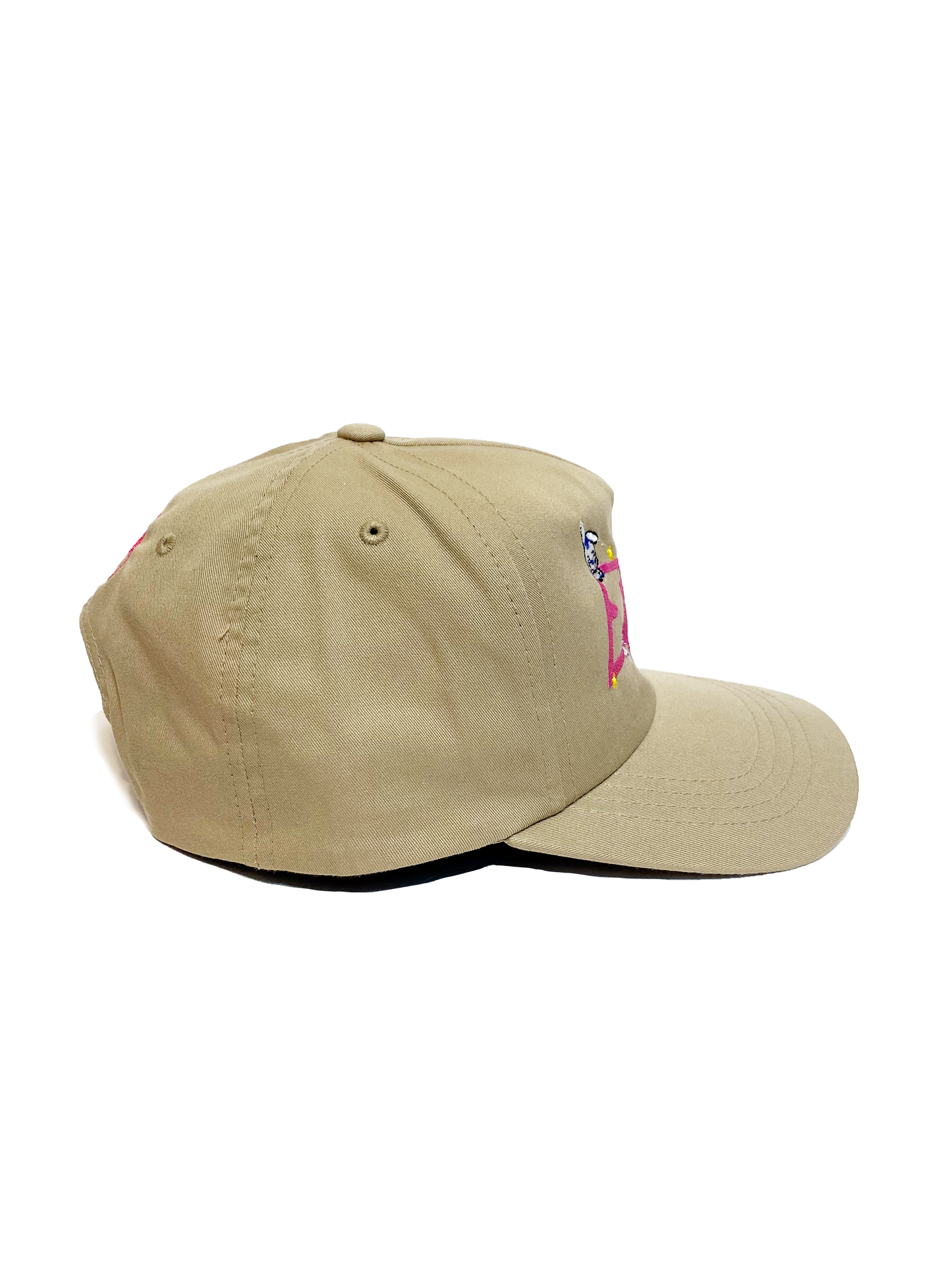SIM Unstructured 5 Panel Hat Tan