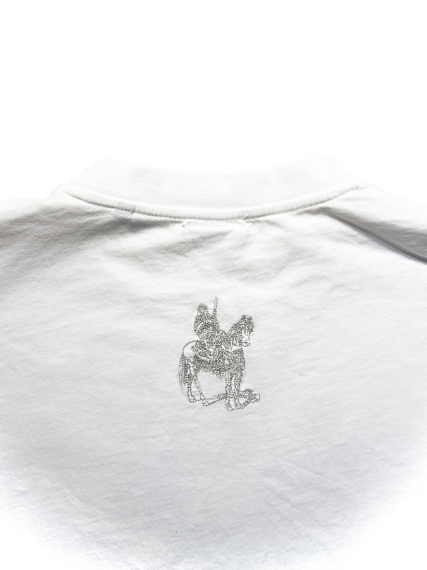 Simulated Oasis Long Sleeve Shirt White