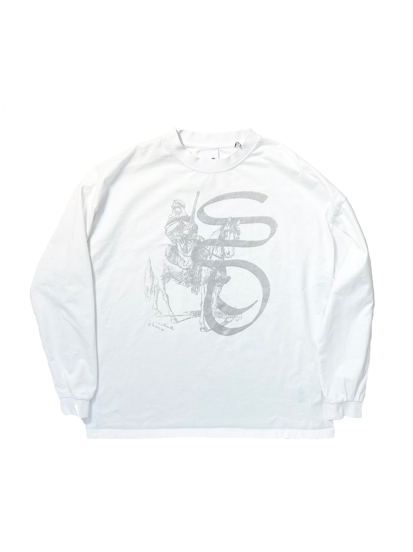 Simulated Oasis Long Sleeve Shirt White
