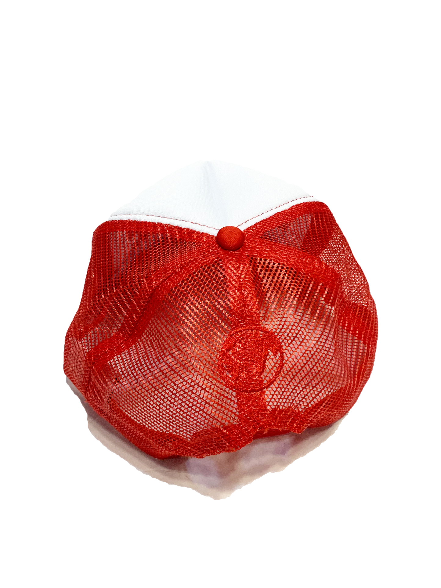Peace Trucker Hat Red