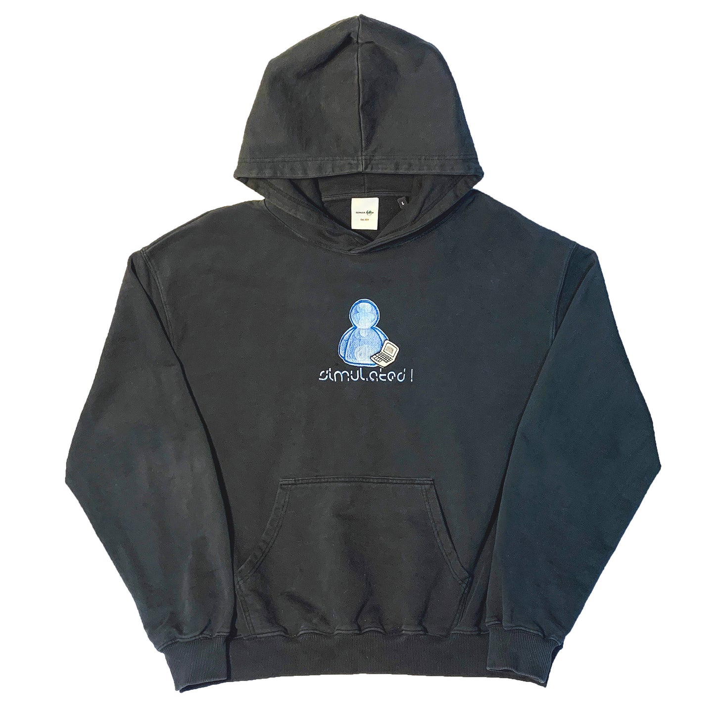simOS Hoodie Vintage Black