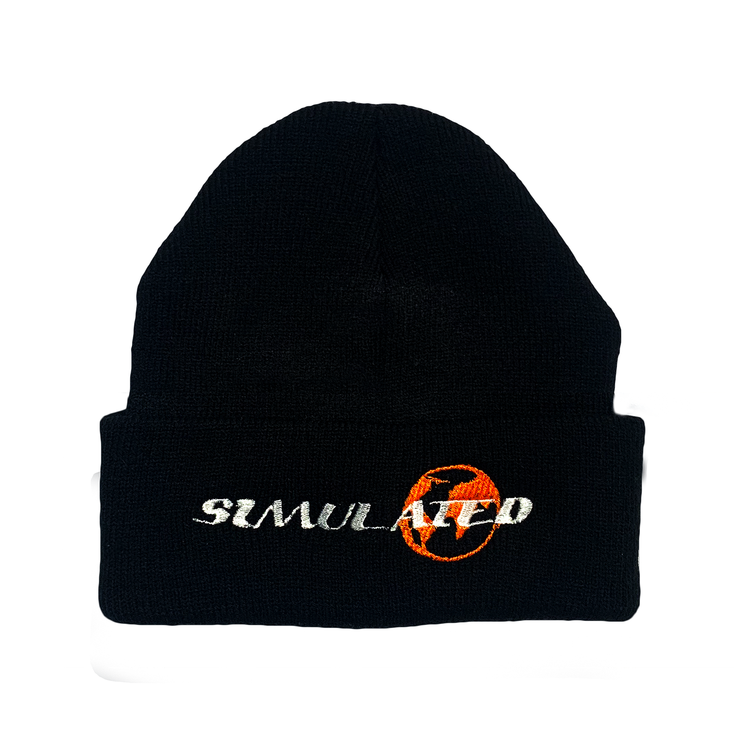 Simulated Beanie Black