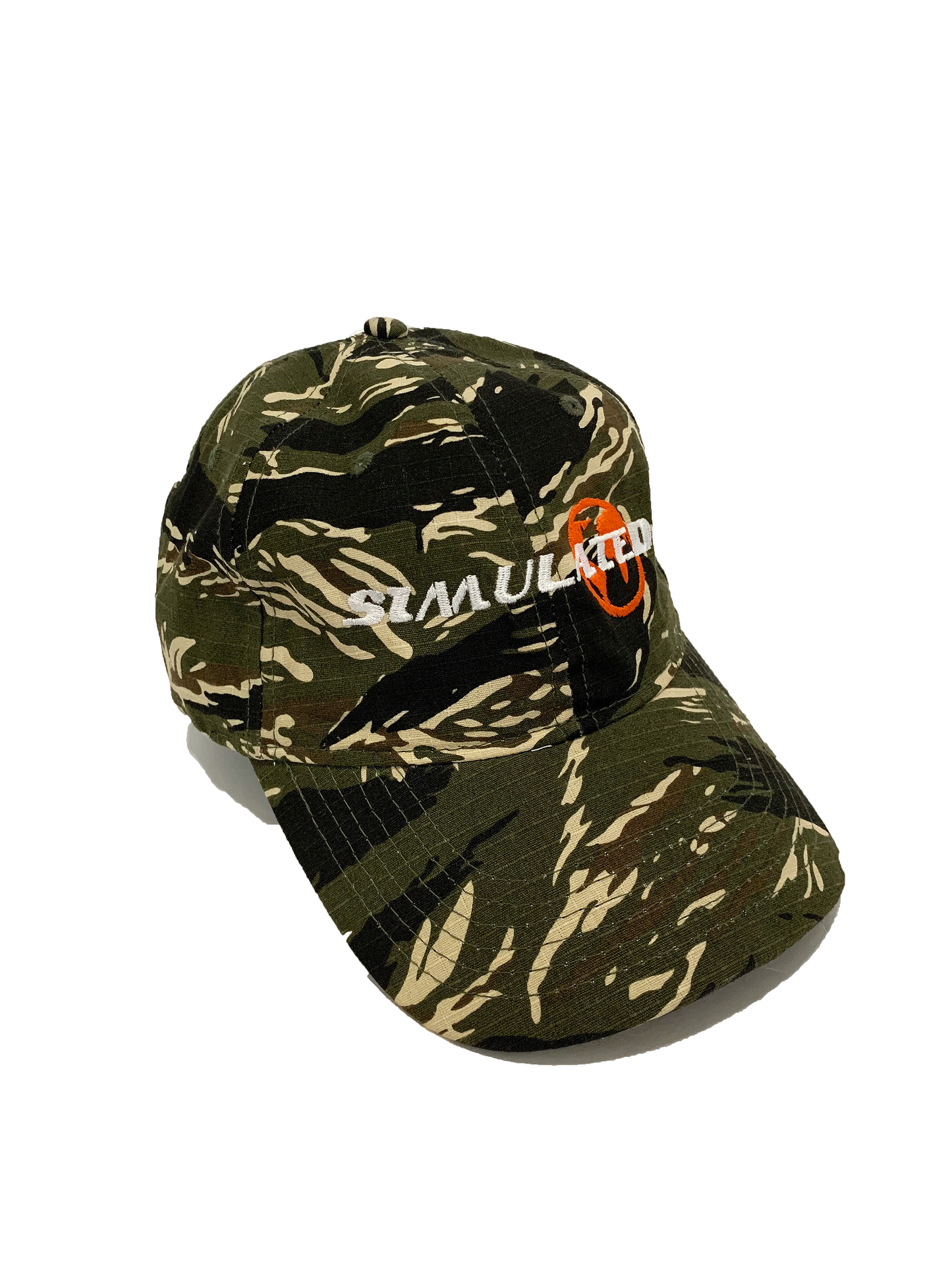 Simulated Tiger Camo Hat
