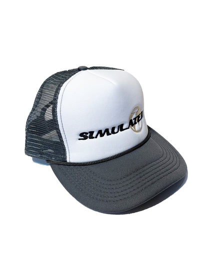 Simulated Trucker Hat Grey