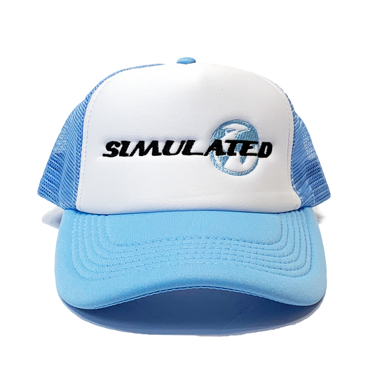 Simulated Trucker Hat Sky Blue
