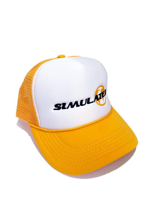 Simulated Trucker Hat Gold