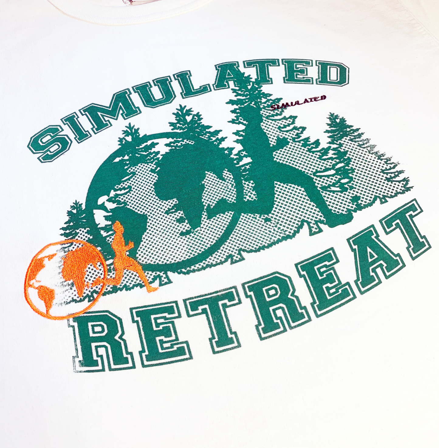Simulated Retreat T Shirt White