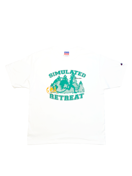 Simulated Retreat T Shirt White